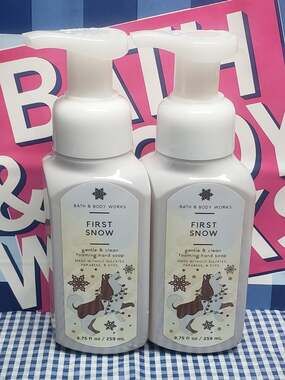 BBW First Snow Gentle & Clean Foaming Hand Soap 2 Pack